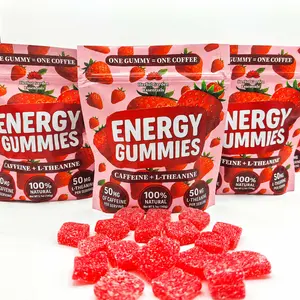 ENERGY GUMMIES – Natural Focus & Calm Energy | Made With Green Tea Extract & 100% Natural