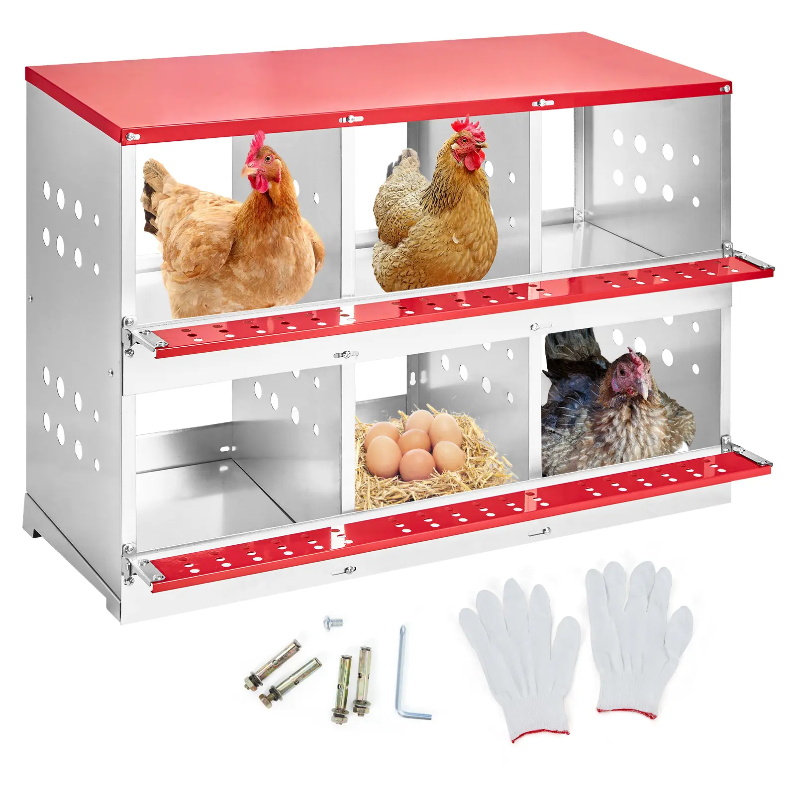 Without cover-red 6 girds