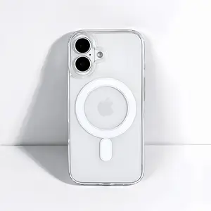 For  iPhone 17 ip17 Air 17promax 16 Pro Max 16 15 14 13 12 11 Case Clear, [Compatible with Magsafe] [Military-Grade Protection] Shockproof Slim Phone Sleeve Cases