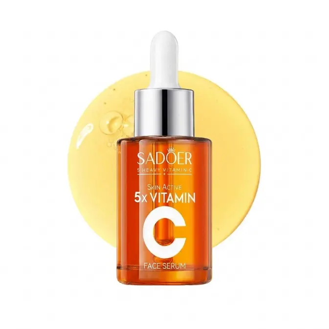 Collagen Sakura Hydrating Serum 30ml - Clean Facial Serum 0% Silicone Mineral Oil with Cherry Blossom Extract Skin Repair Moisture 5x vitamin c