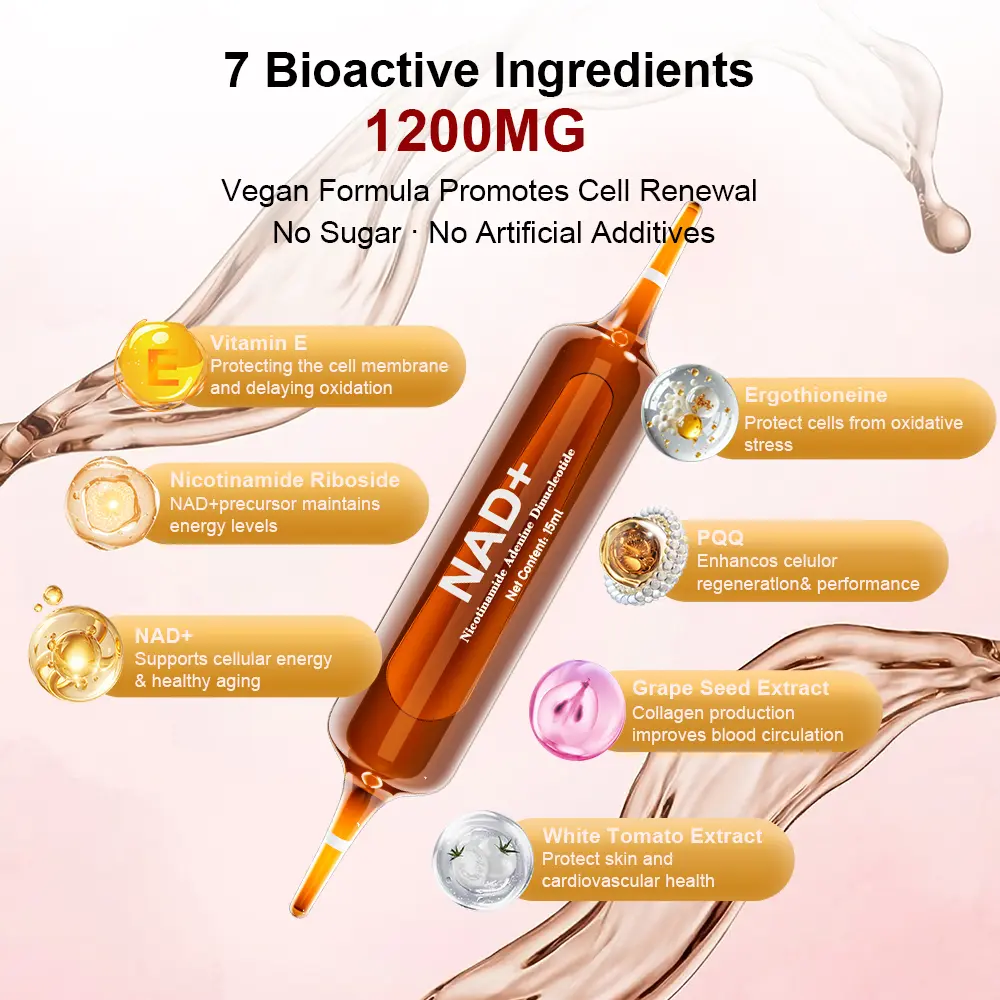 Vffiek Double-Headed Pin NAD+ Vitamin Supplement, Healthcare Nutrition & Wellness Support