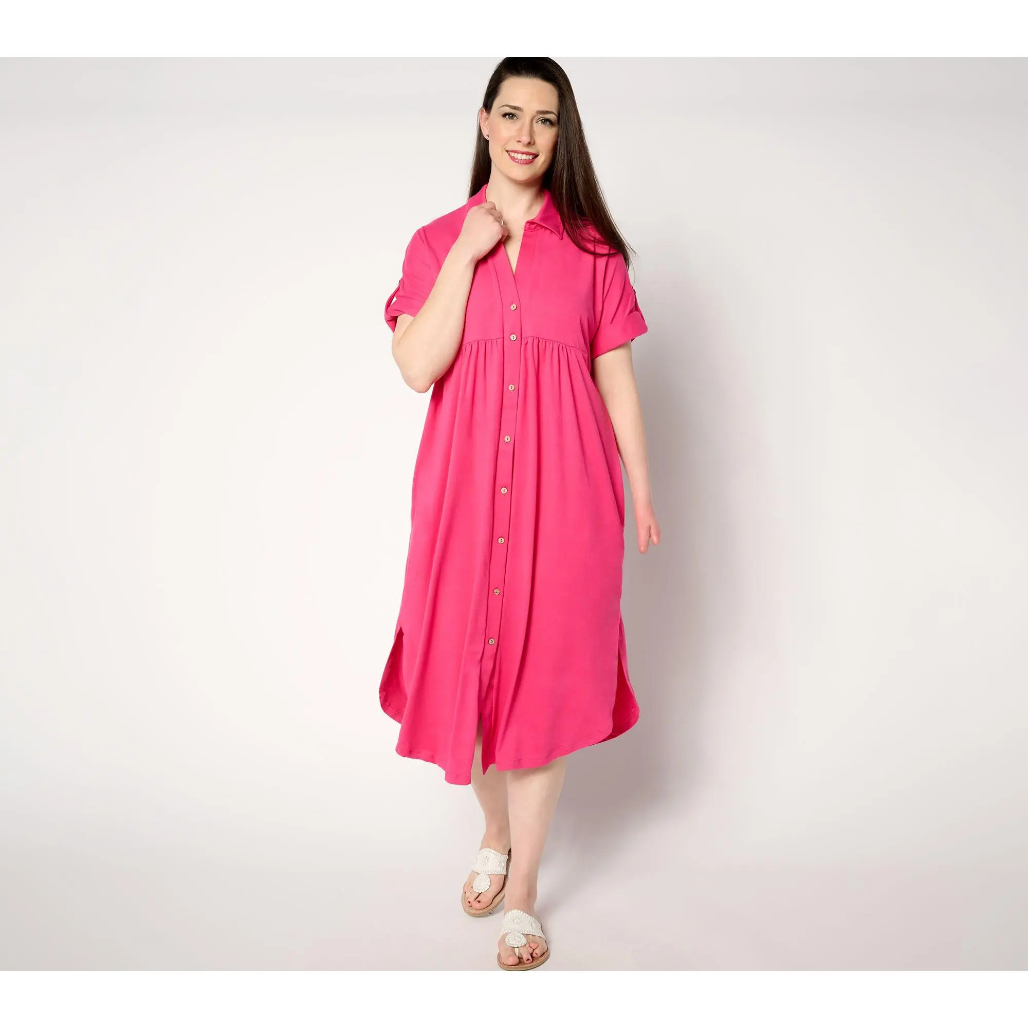 Cuddl Duds Flexwear Brunch to Beach Caftan