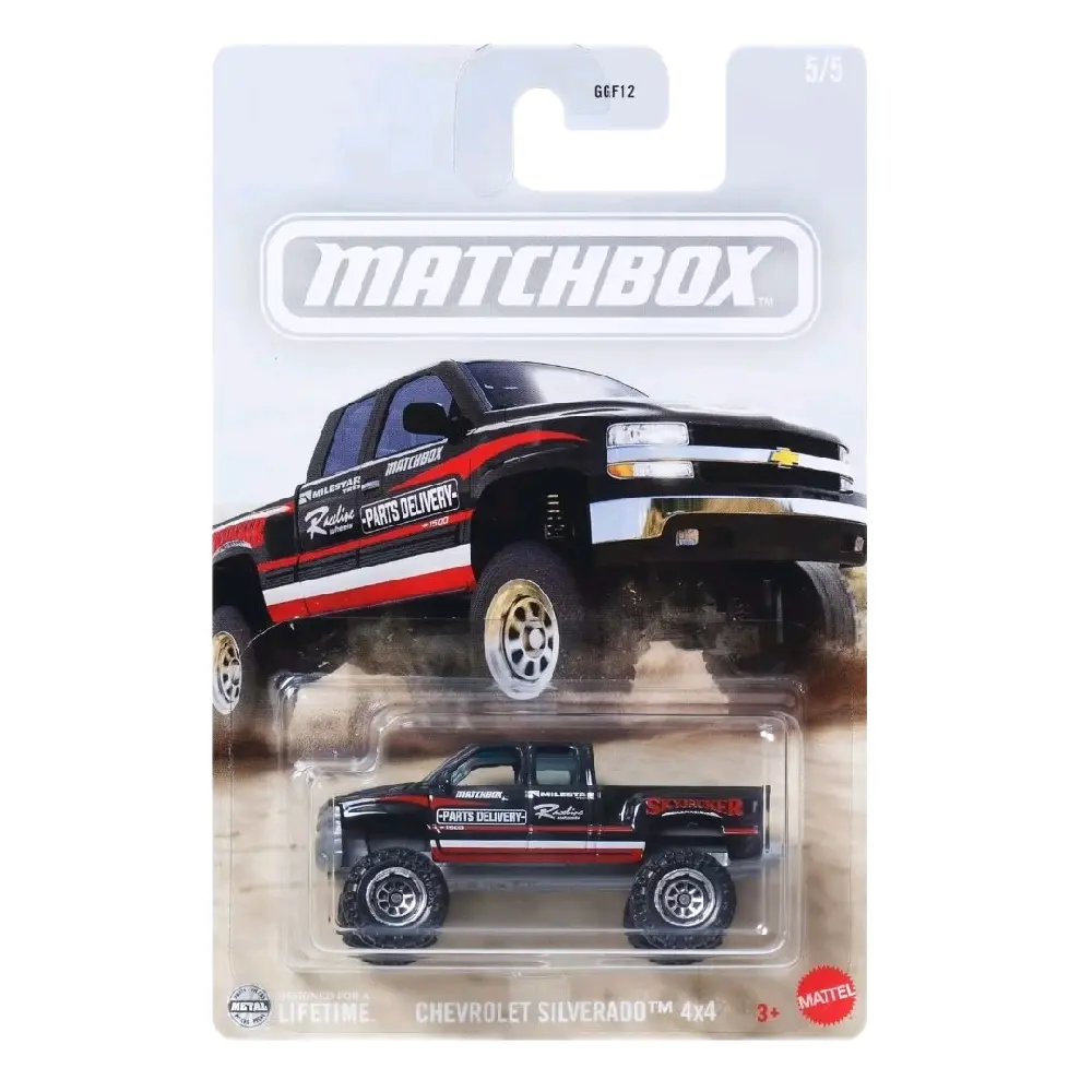 Matchbox 2025 Series Diecast Toy Chevrolet Silverado 4X4 Truck