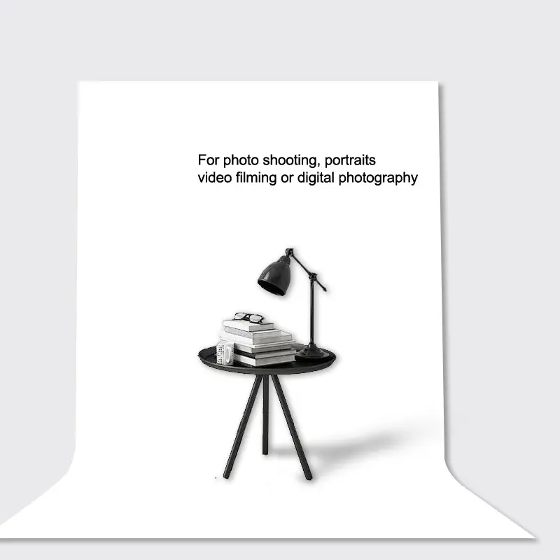 White photography background - used for wedding, portrait, party, video shooting photo background cloth, Photo Studio Backdrop, Photo Background Props, perfect for studio and on-site use, durable and washable, Photography Camera Accessories