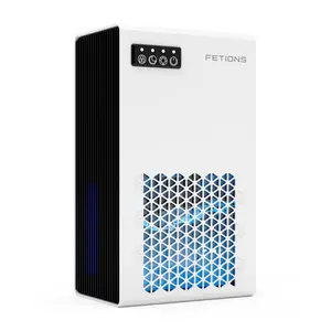 Fetions Portable Dehumidifier, 95oz Water Tank, High-Efficiency with 7 Customizable Colors, Drain Hose Included, Ideal for Bathroom, Bedroom, Kitchen, and Basement, White – Energy-Saving, Ultra-Quiet Auto-Off, Compact for Damp Spaces tiktokshopspringglowu