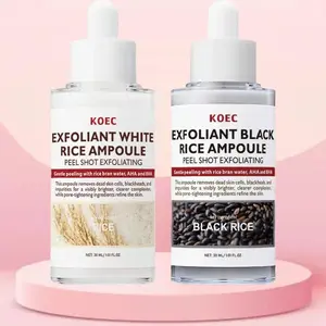 Black Rice & Coix Exfoliating Essence Set, Gentle Exfoliation & Hydrating Formula for Smooth, Radiant Skin, Daily Skin Care & Ideal Gift Set