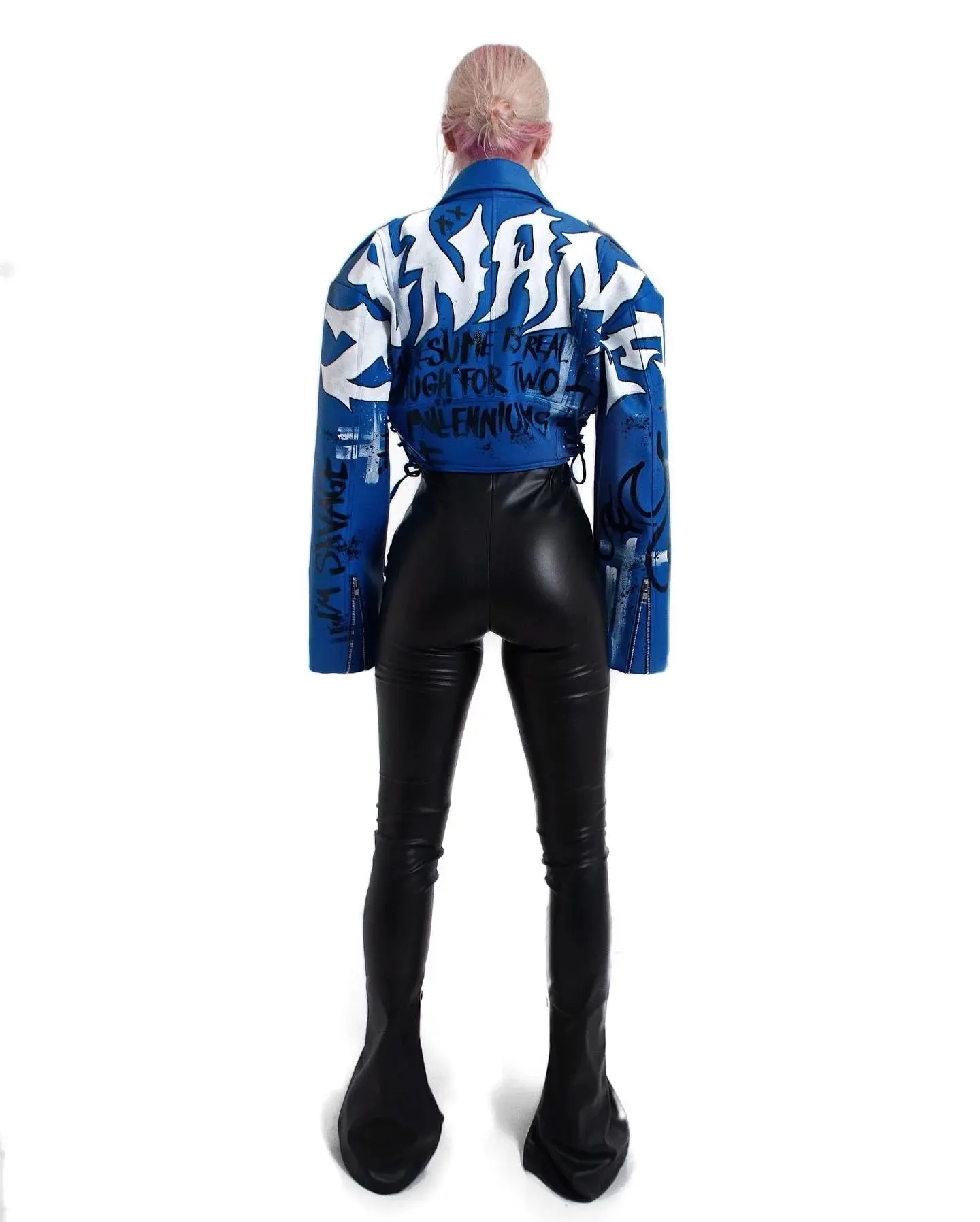 CUSTOM ECO LEATHER JACKET.