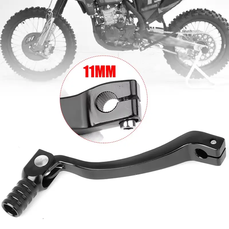 Aluminum Alloy Motorcycle Gear Shift Shifter Lever 11mm Shaft Replacement Transmission Accessory for Yamaha YZ85 YZ125 YZ250 YZ250F Multiple Off-Road Dirt Bike Models