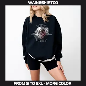 Trigger Warning Sweatshirt, Reading Hoodie, Book Lover Shirt, Gift For Teacher, Booktrovert, Reader Gift, Bookish, Dark Romance, Books Everyday