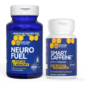 NEUROFUEL Nootropic + Smart Caffeine Stack - Supports deep focus, concentration and energy all-in-one.*