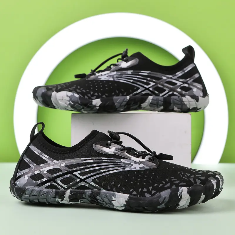 Water Shoes for Women, Breathable Low-Top Loafers with Vibrant Design, Slip-Resistant Rubber Sole for Beach & Swimming Pools