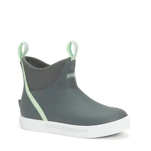 XTRATUF Ladies Wheelhouse 6 in Ankle Deck Boot XWW-700-GRY