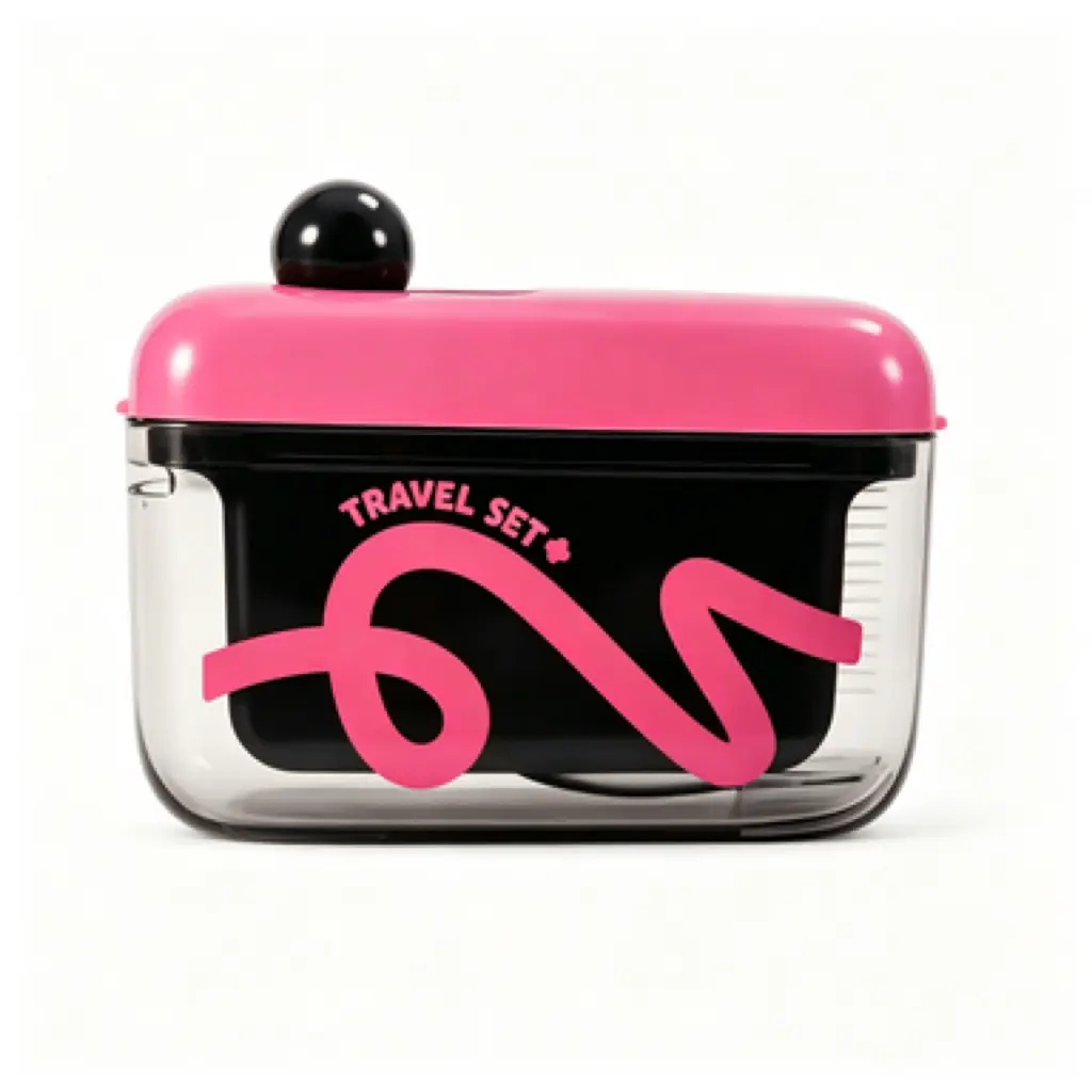 Portable Automatic Pop-Up Dental Floss Dispenser, Cute Mini Reusable Floss Holder Canister for Travel, Outdoor Daily Oral Care (Fits Purse, Pocket) Organiser baby container