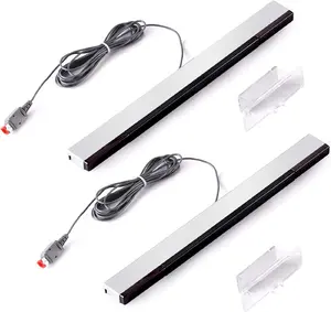 2 count Replacement Motion Sensor Bars for Wii & WiiU  Console, Wired  IR Ray Sensors (Pack of 2)