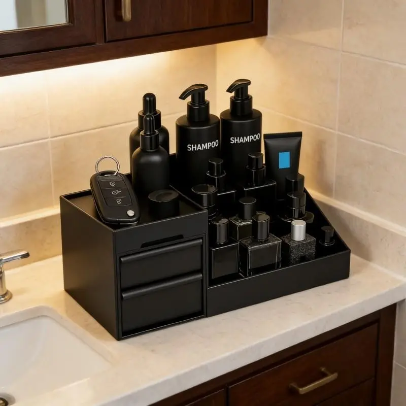 Cosmetics Storage Box & Display Rack, Perfume & Lipstick Holder, Organizer for Skin Care Products, Office Stationery & Bathroom Accessories, Room Decoration & Home Ornaments