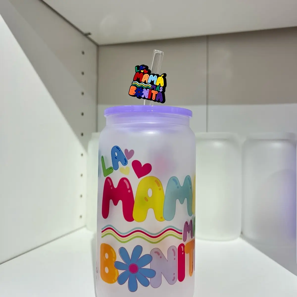 16oz glass cup for mother day