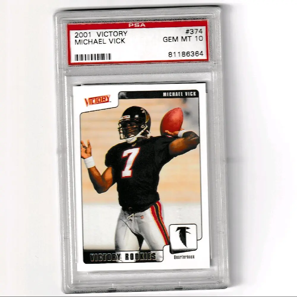 2001 Victory Michael Vick RC PSA Gem Mint 10