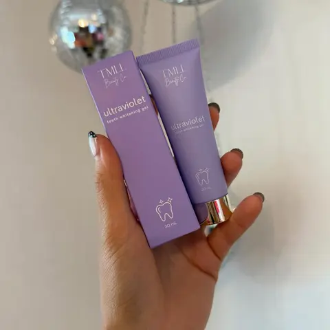 Dentist-Approved Violet Teeth Whitening Gel - Gentle Oral Care Product, At-Home Stain Remover, Oral Brightener, Fresh Breath Solution for Pearly Whites & Bright Smile