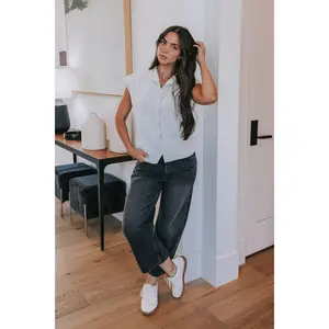 FREE PEOPLE - Deep Trance Dropped Boyfriend Jeans - Women's Casual Dropped Boyfriend Jeans, Belt-Ready, Button Closure, Pocket Detail, 3-Color Women's Bottoms
