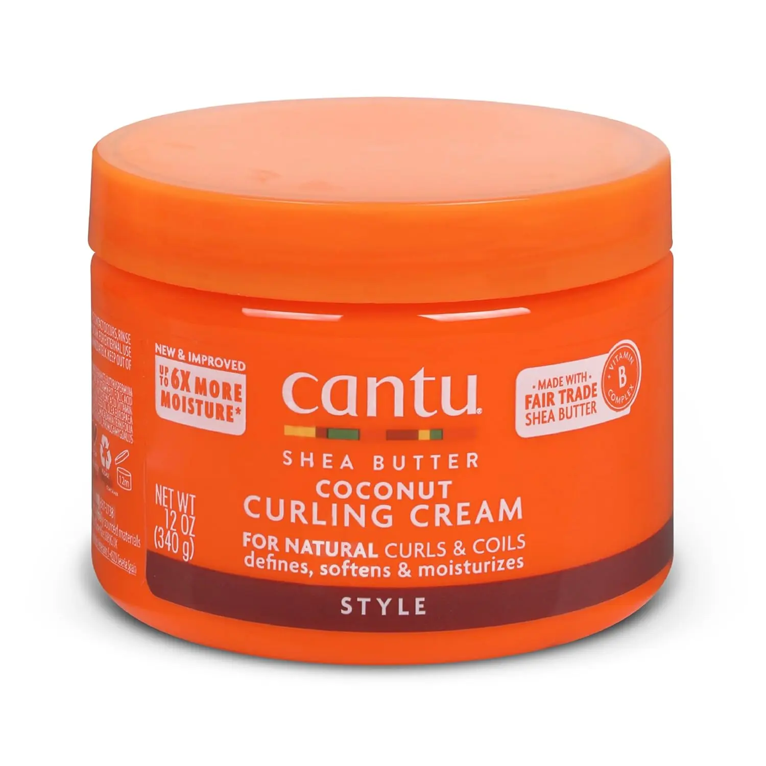 Coconut Curling Cream with Shea Butter for Natural Hair, 12 oz