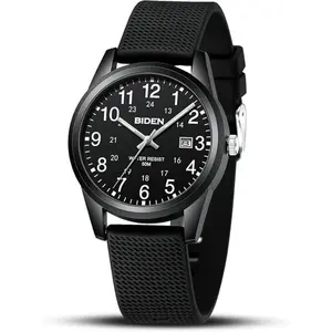 Analog Quartz Watch for Men Women, Easy Read Dial with Second Hand, 30M Waterproof Nurse Watch
