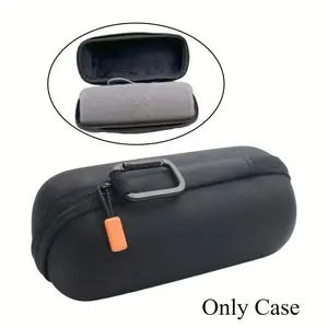 EVA Speaker Case for JBL Flip 3/4/5/6, Shockproof Durable Protective Carrying Bag with Handle, Portable Outdoor Storage Case (Case Only, No Speaker Included)