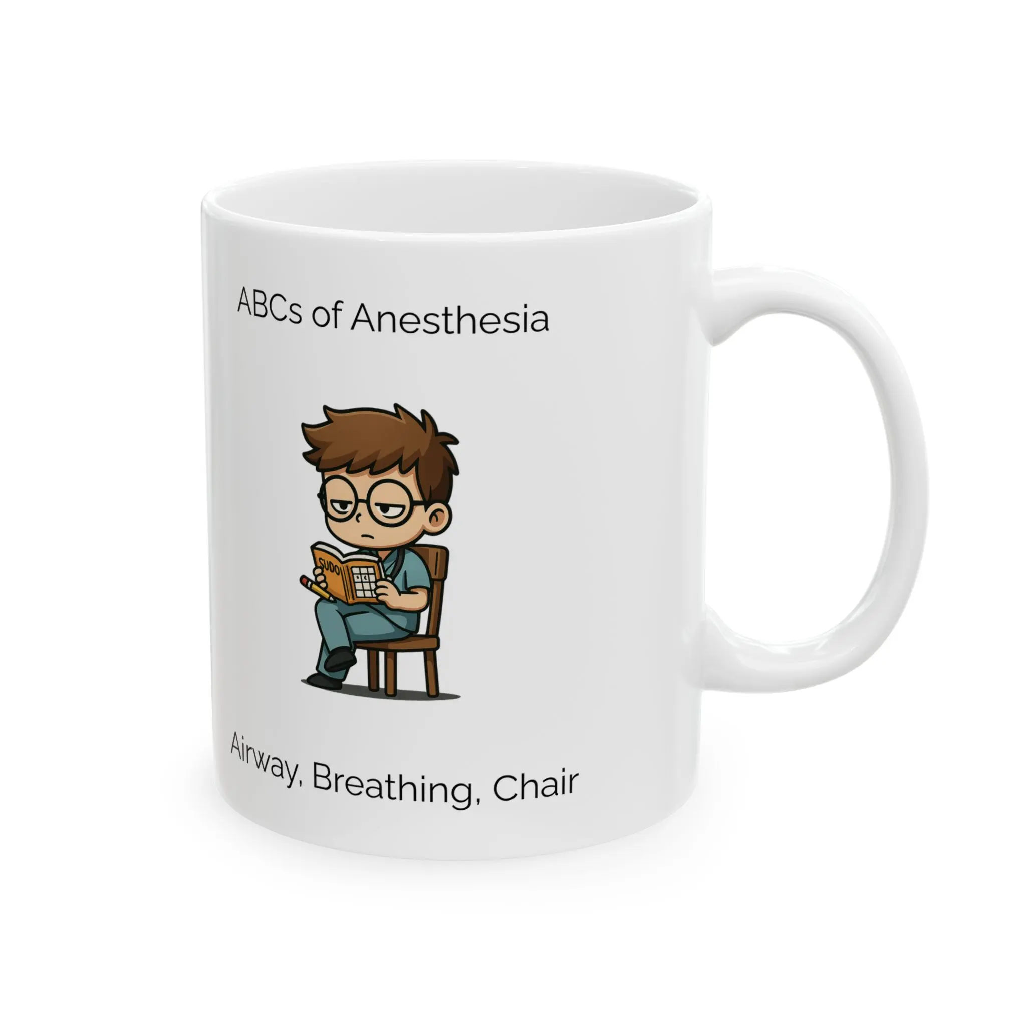 Funny Anesthesia Doctor CRNA AA Mug - Medical Humor Gift for Anesthesiologist crna aa and Med Students