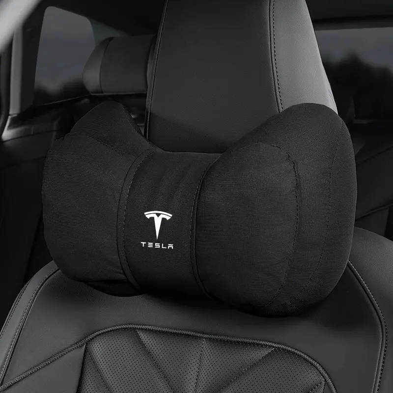 Car Headrest Neck Support Seat Lumbar Cushion Neck Pillow For Tesla Model 3 Model S Model X Model Y Cybertruck Roadster SpaceX