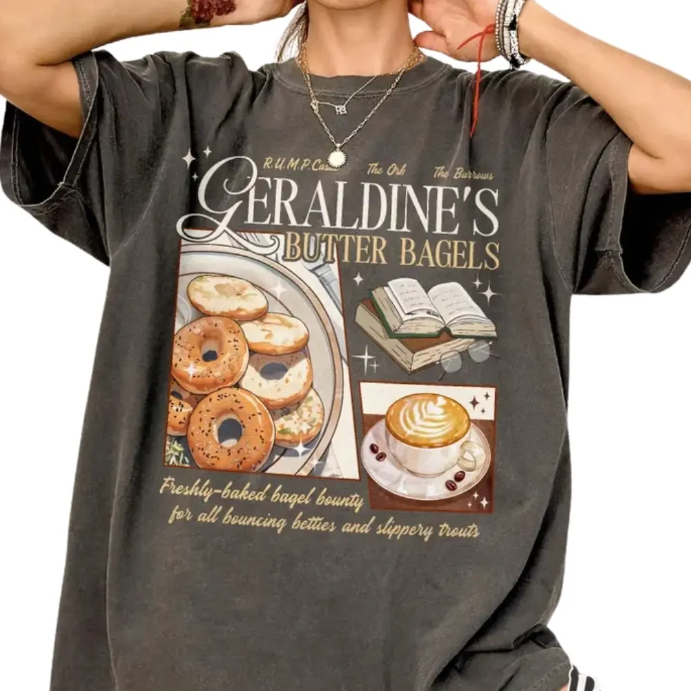 Zodiac Academy Geraldines Buttery Bagels Shirt, ZA Merch, Almighty Sovereign Society, Lance Orion,Ass Club & Buttery Bagels