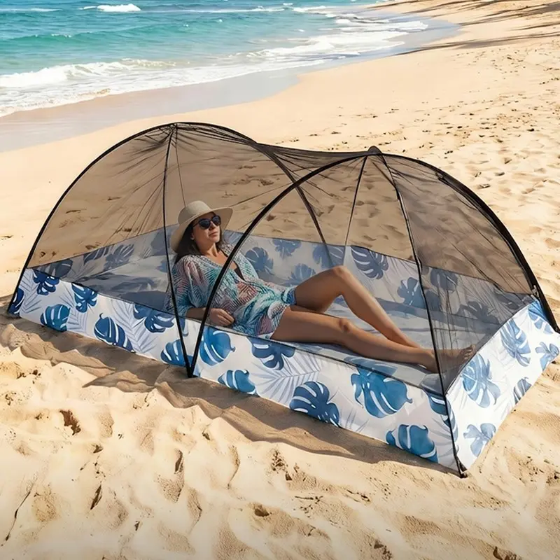 X-shaped Outdoor Park Lounger, Mosquito Net Tent for Business Trips, Travel, and Camping, Screen Tent, Pop Up Screen Tent, Easy Setup Tent