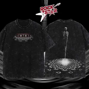 [ Rock Star ]  Tool Band ‘Convex Spectre’ Retro Unisex Acid Washed Hoodie T-Shirt – Tool Band 2025 Tour Merch, Metal Rock Band Heavyweight Cotton Washed Shirt, Oversized Vintage Tee, Dark-Aesthetic Merch for Rock Fans