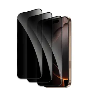 Privacy Phone Screen Protector, 3 Pcs Anti-spy Phone Screen Protective Film, Phone Accessories Protection Compatible with iPhone 17/17 Pro/17 Pro Max/16/16Pro/16Plus/15/14/13/12 mini/11/X/XR
