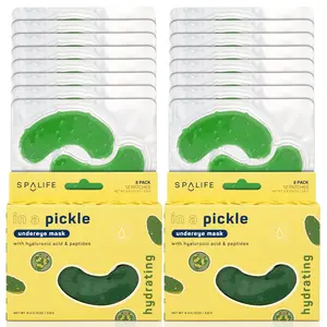 In a Pickle Eye Patches | Hydrating Undereye Masks with Hyaluronic Acid & Peptides | 16 Pack