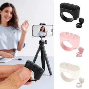 Remote Control for TikTok, Tech gadgets，Controller， Bluetooth Camera Video Recording Remote, Scrolling Ring Scroller Page ,Music Control, Remote control your iPad,iPhone