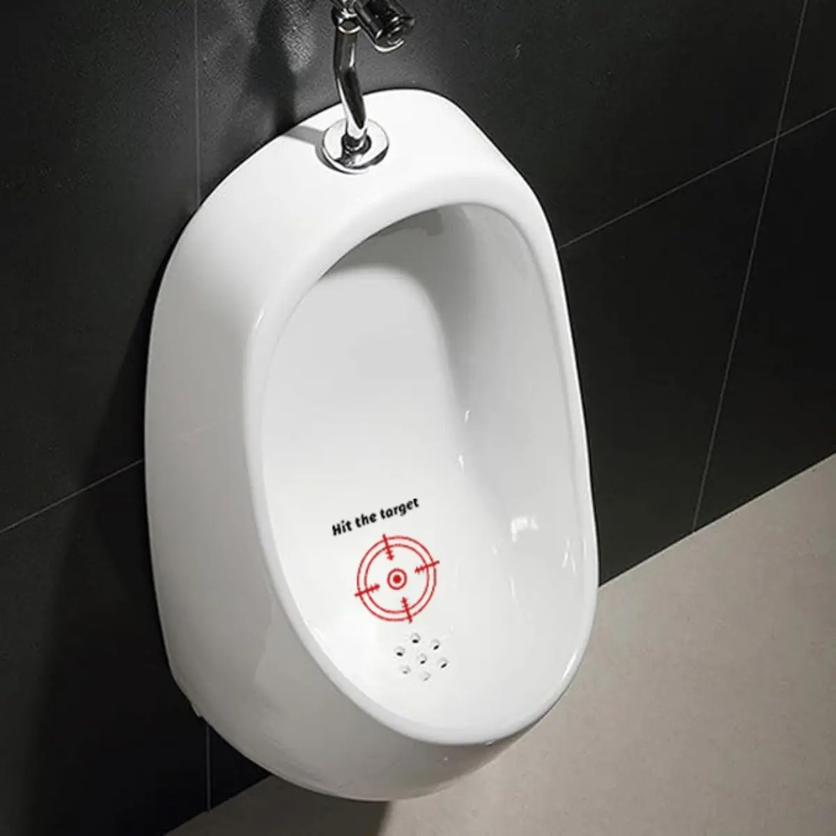 10/20 sheets of toilet bullseye stickers, hit the target, urine stickers, toilet target aiming stickers, red bullseye with aiming line, PVC waterproof stickers, suitable for potty training, bathroom decorations, toilet decorations, Bathroom Accessory