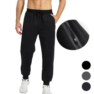 Men's Sweatpants with Zipper Pockets Tapered Joggers for Men Athletic Pants for Workout Gym Joggers Pants for Men Running Jogging Running Pants