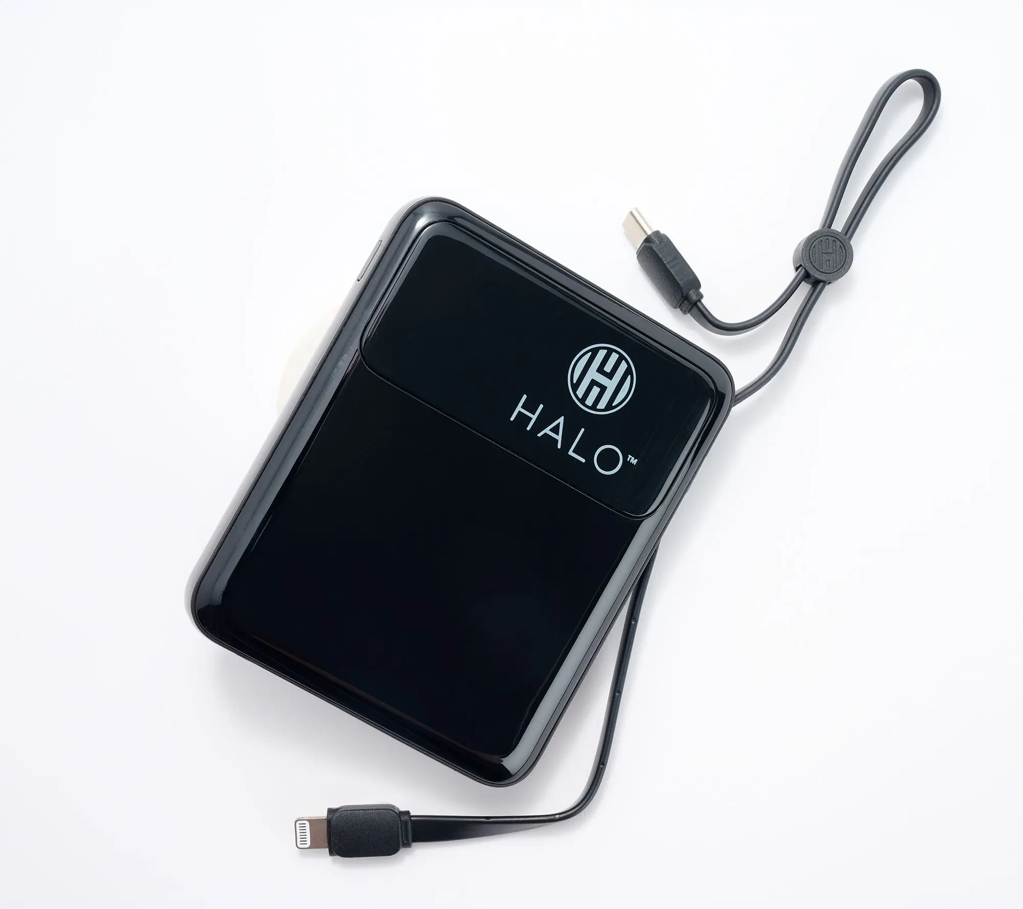 Halo 5,000mAh Power Bank with Built in Duel Charging Cable
