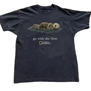National Geographic with "Go with the flow" Baby Tee