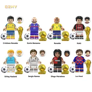 Mini Football Star Player Building Block Figure Toy Gift for friends Cute