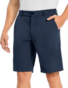 TBMPOY Men's Golf Shorts 3 Pack 10" Inseam Stretch Quick Dry Lightweight Dress Casual Work Shorts with Elastic Waist and 4 Pockets