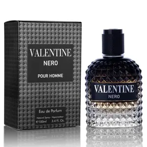 URBAN COLLECTION Valentine Nero for Men - Woody Aromatic Fragrance with Floral and Mineral Notes - Masculine Scent - 100ml