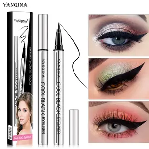Long-Lasting Eyeliner Waterproof Liner Point Made Waterproof Liquid Eyeliner Pen | Smudge-Proof, Flake-Proof, Longwear Liquid Makeup Eyeliner | Precision Felt Tip for Perfect, Controlled Lines【Black & Brown】