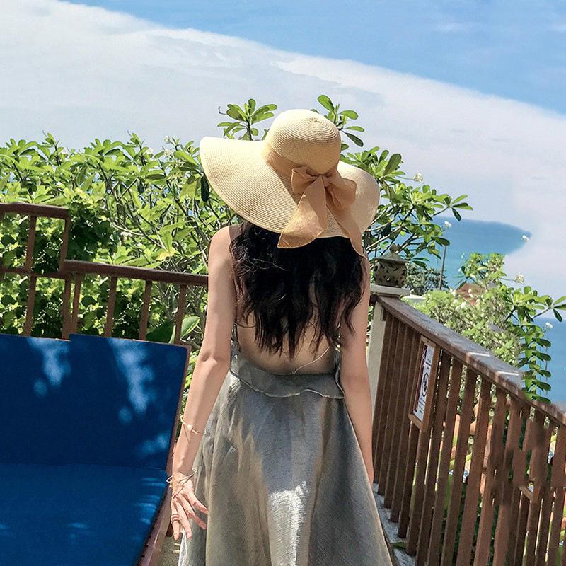 🌞 SunnyBreeze Foldable Wide-Brim Sun Hat – Chic & Protected