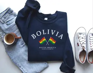 Bolivia Sweatshirt, Bolivia Shirt, Bolivia South America, Bolivia Sweatshirt, Soft and Comfortable Pullover Sweatshirt, La Paz