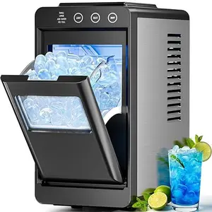 Antarctic Star Portable Ice Maker – 26 lbs/Day, 8 Cubes in 6 Mins, Auto-Clean Countertop Ice Machine with Basket & Scoop