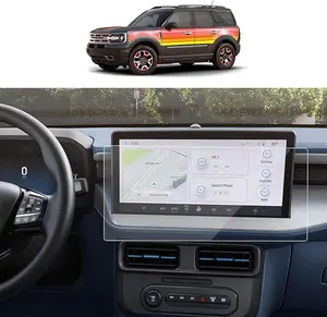 Screen Protector for Ford Bronco Sport 2025 (Big Bend/Heritage/Free Wheeling/Outer Banks/Badlands)13.2 Inch GPS Screen Accessories Scratch-Resistant HD Clear 9H Tempered Glass