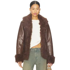 BLANKNYC Leather Coat in Penny Lane