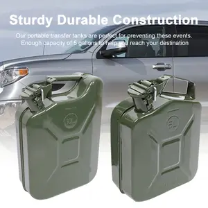 5/10L Jerry Fuel Can,Portable Jerry Gas Can with Flexible Spout System,Transfer Tank Portable Storage Transfer Container with Flexible Spout System Large Capacity Leakproof Good Sealing Oil Transfer Tank Durable Carry