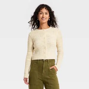Women's Rib Cardigan - Universal Thread Women's Rib Cardigan - Universal Thread