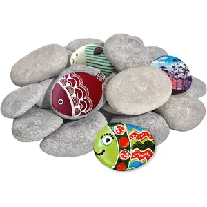 Large Painting Rocks, Natural River Rocks, Flat Rocks for Painting, Stones for Arts & Crafting